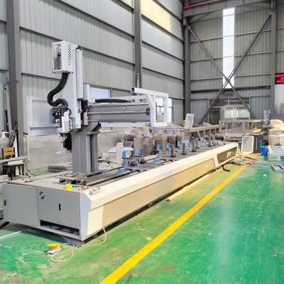 1500мм 4 оси Машина для стенки занавесок RTCP Алюминиевая экструзионная CNC машина