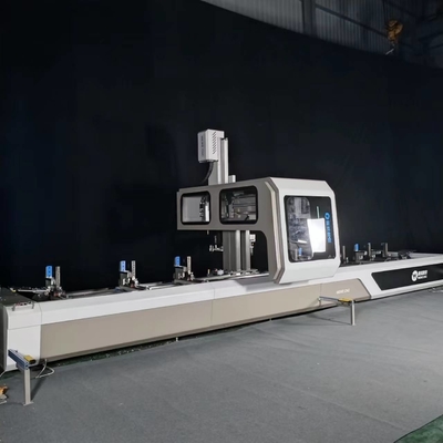 4 оси Алюминиевая CNC буровая фрезерная режущая машина для профиля в пределах 6500 мм длины