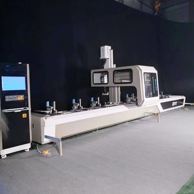 Высокоэффективные 4-осевые буровые станции CNC для обработки алюминиевых профилей