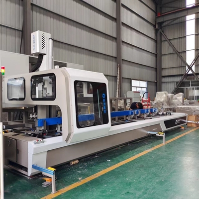 7000 мм ATC CNC 4-осеная вертикальная алюминиевая дверь, окно и шторная стена