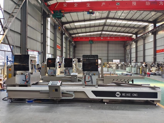 Алюминиевая автоматическая CNC двойная пила для окон двери и шторы стены