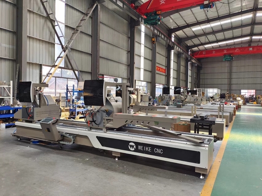 Алюминиевая автоматическая CNC двойная пила для окон двери и шторы стены