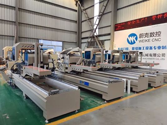 Машина для резки алюминия с двойной головой с CNC