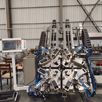 CNC 4 головы Алюминиевый угол комбинирующий кримпинг машина