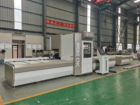 550 Ключевое лезвие CNC Промышленный центр резки алюминия для стенки занавески с углом резки 45 и 90