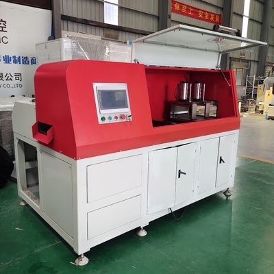 CNC Solid Aluminum Profile Cutting Saw Servo Feeding Cutter Machine с 90-градусной резкой