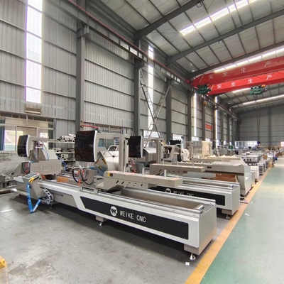 CNC двойная голова митр режущая пила CNC алюминиевая UPVC режущая машина