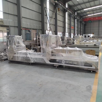 CNC двойная головка митр пила с 45 и 90 градусов алюминия UPVC режущей машины