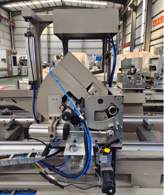 CNC двойная голова отрезание от пиломашины Алюминий UPVC режущая машина окна дверь режущая машина