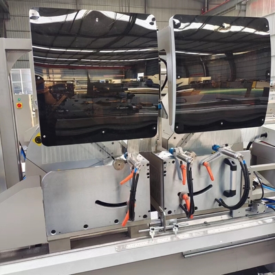 550 лезвие пилы Алюминий UPVC дверь окна Режущая машина CNC Двойная голова Режущая пила