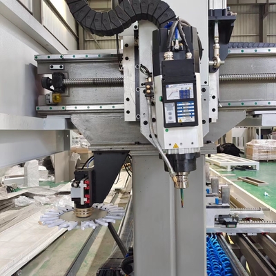 Алюминиевая режущая машина CNC 4-осевое бурение фрезерная и режущая машина для шторы стены и окна двери