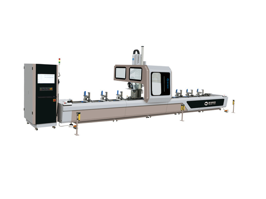 Горизонтальный алюминиевый центр Cnc 4 осей подвергая механической обработке для алюминиевого профиля сверля и филируя