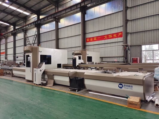 6500 мм CNC алюминиевой обработкиОбрезный центр для 45 90 градусов окна дверь и штор стенка машина