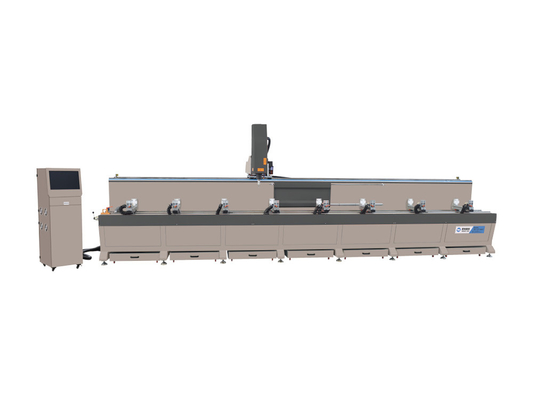 CNC трёхосный центр обработки для алюминиевого профиля рабочая площадь 7000 мм для длины