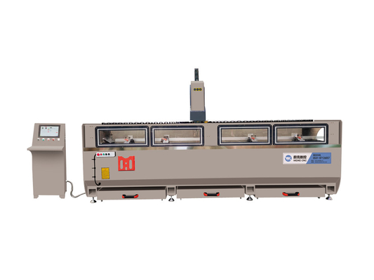 3 оси CNC алюминиевого профиля буровой фрезерной машины для окна и двери области