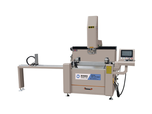 Алюминиевая CNC буровая фрезерная машина 800 мм Автоматическое бурение и нажатие